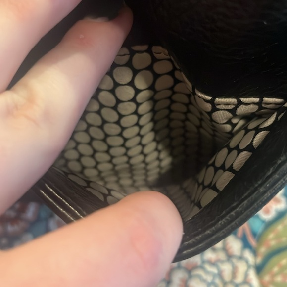 Brighton Barbados zip top  Black Leather Shoulder Bag - Picture 5 of 12